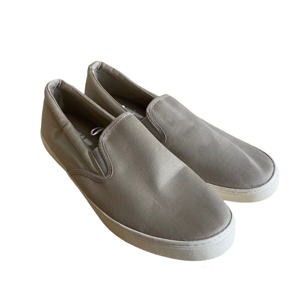 Old Navy Canvas Slip-On Sneakers Taupe- Brand New!